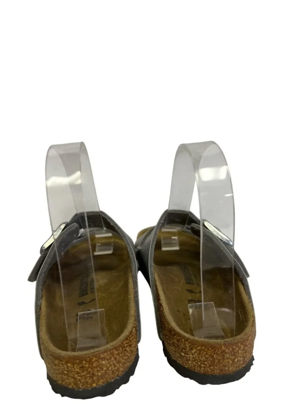 Birkenstock Arizona Kids Girls Glitter Gray Two Strap Sandals EU 33 US 2-2.5